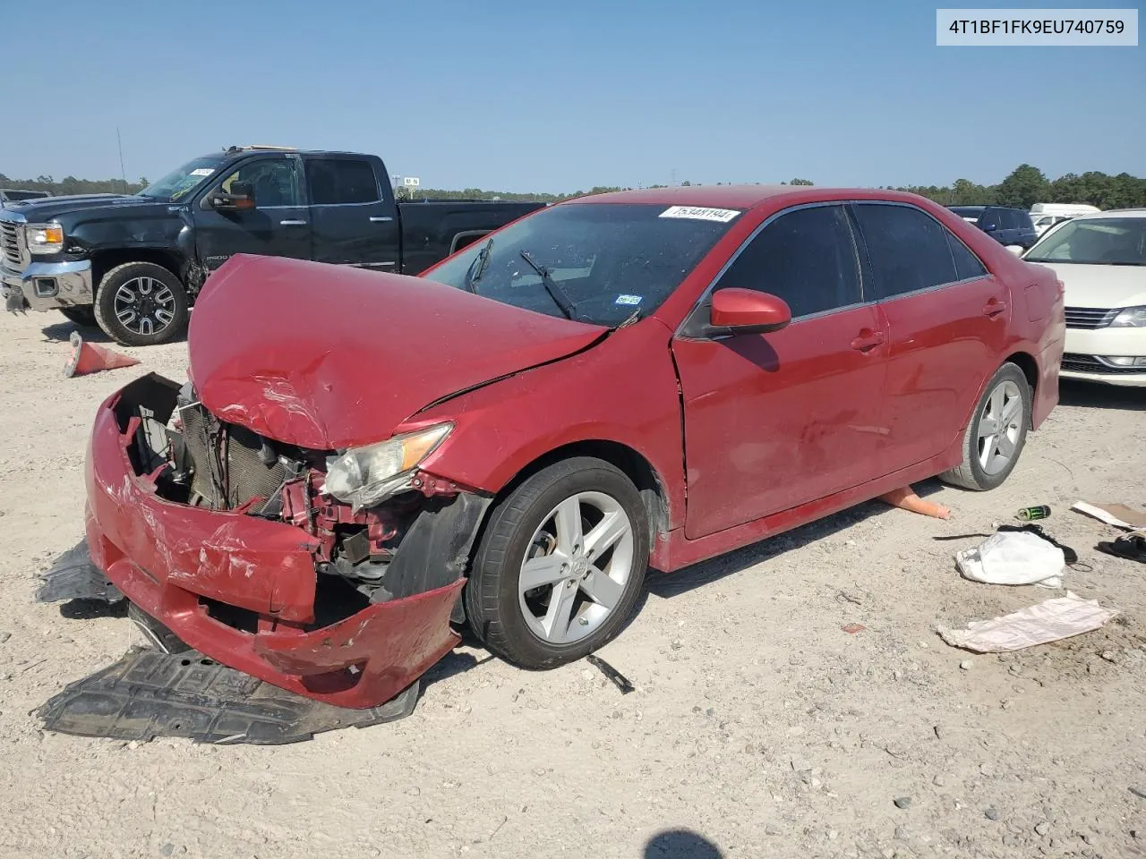 2014 Toyota Camry L VIN: 4T1BF1FK9EU740759 Lot: 75348194