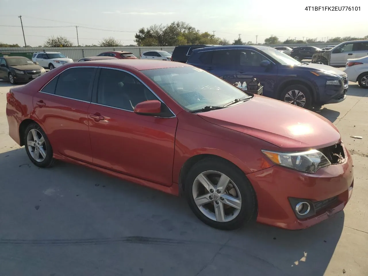 2014 Toyota Camry L VIN: 4T1BF1FK2EU776101 Lot: 75911074