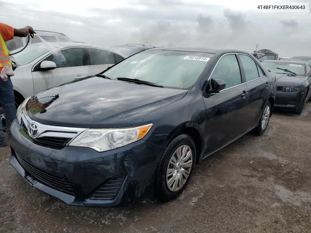 2014 Toyota Camry L VIN: 4T4BF1FKXER430643 Lot: 76018914