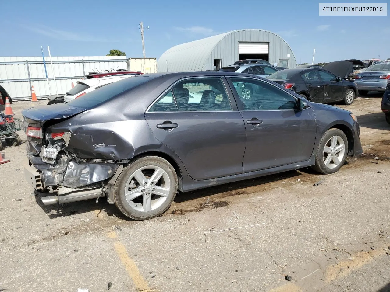 2014 Toyota Camry L VIN: 4T1BF1FKXEU322016 Lot: 76029984