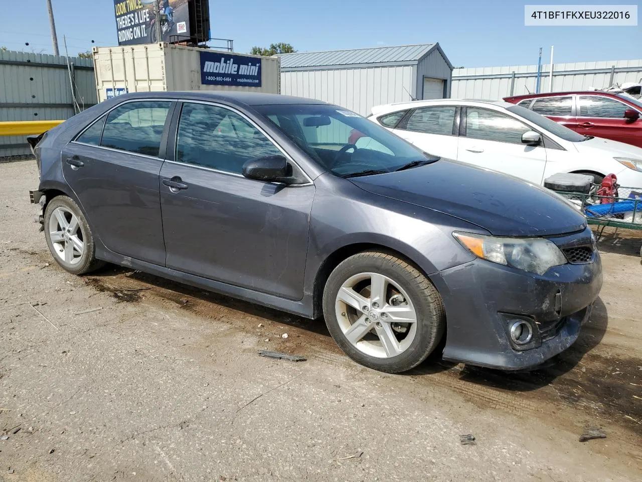 2014 Toyota Camry L VIN: 4T1BF1FKXEU322016 Lot: 76029984