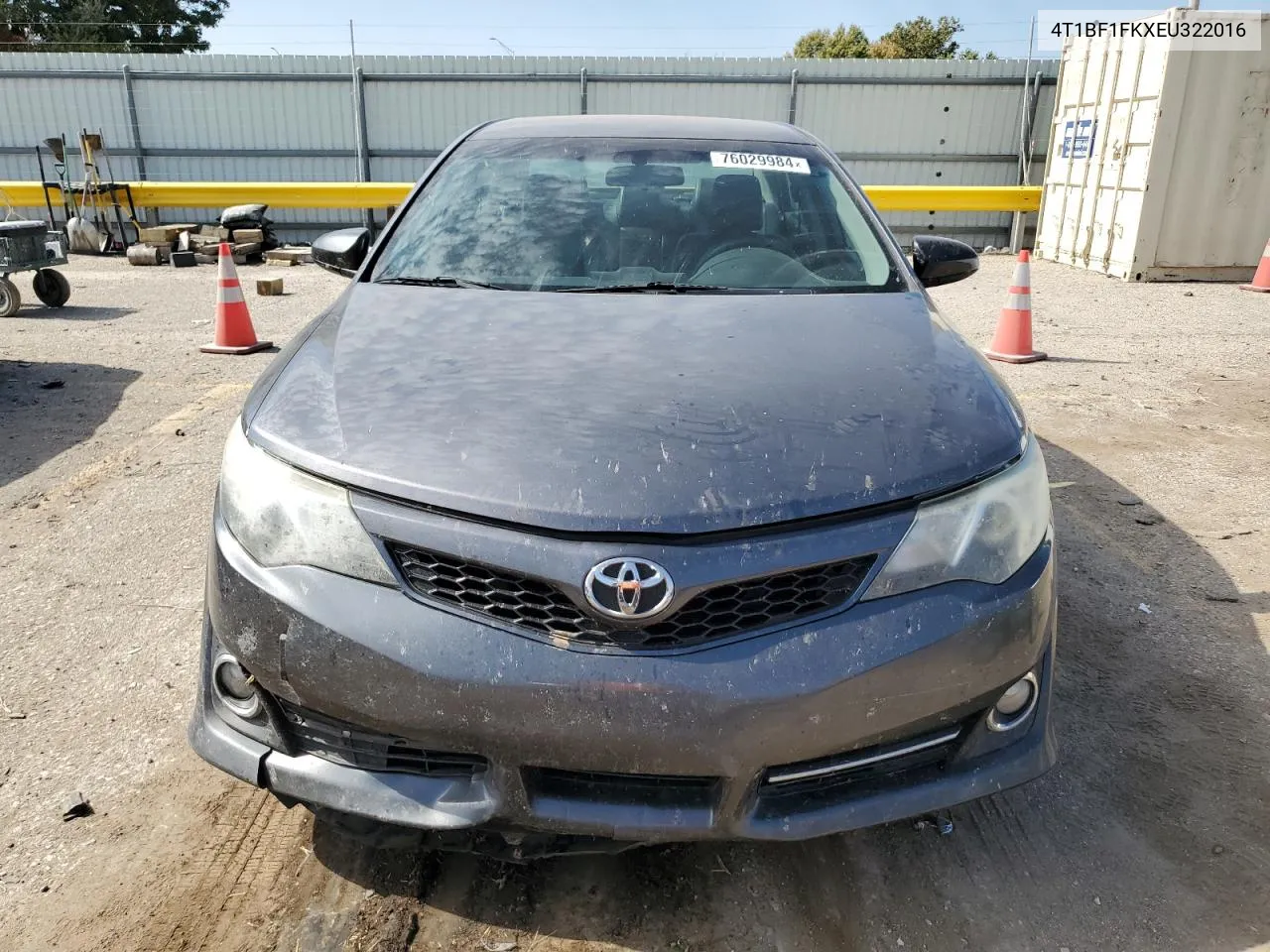 2014 Toyota Camry L VIN: 4T1BF1FKXEU322016 Lot: 76029984