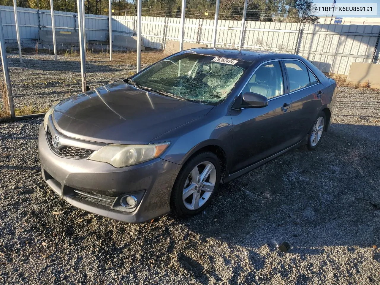 2014 Toyota Camry L VIN: 4T1BF1FK6EU859191 Lot: 76392494