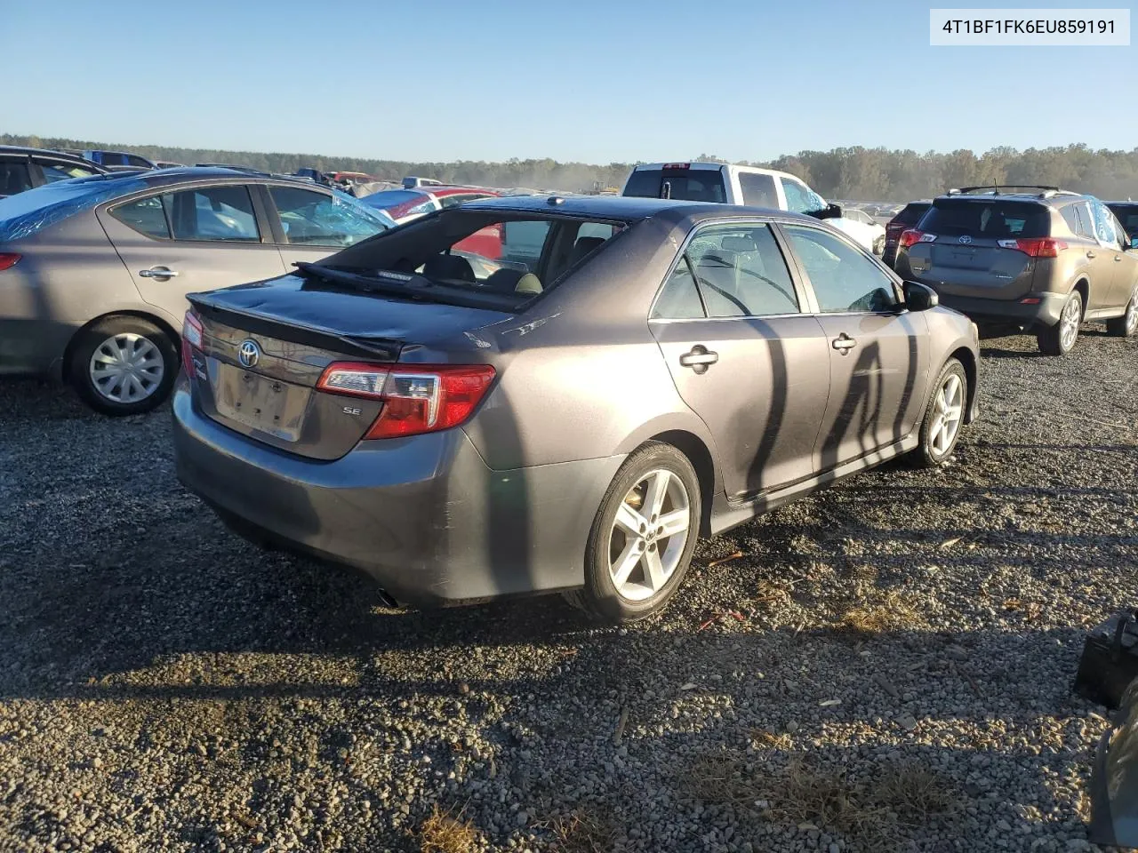 2014 Toyota Camry L VIN: 4T1BF1FK6EU859191 Lot: 76392494