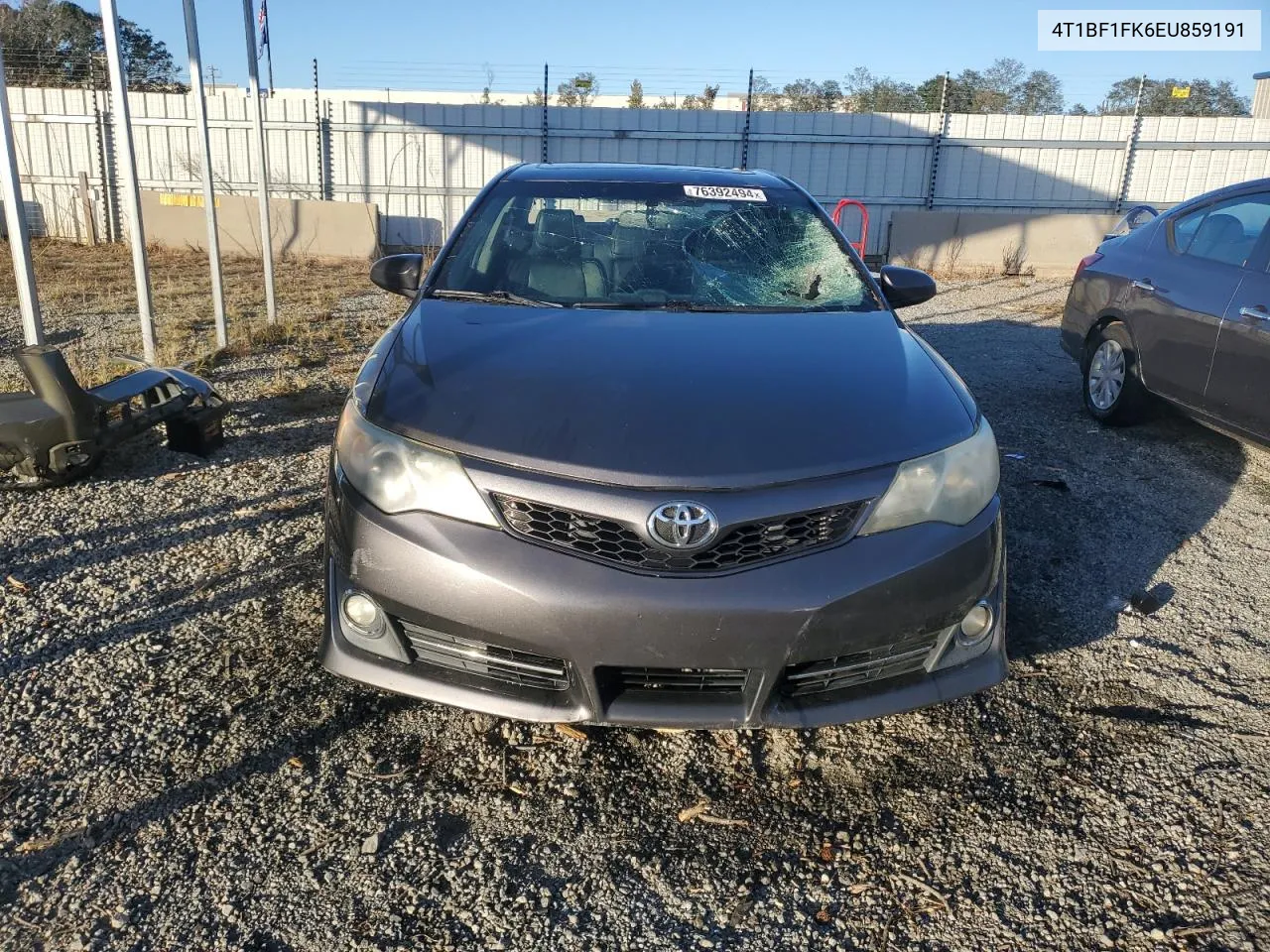 2014 Toyota Camry L VIN: 4T1BF1FK6EU859191 Lot: 76392494