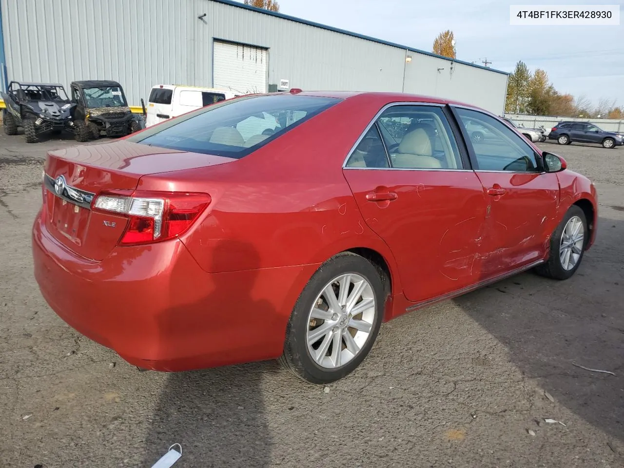 2014 Toyota Camry L VIN: 4T4BF1FK3ER428930 Lot: 76549984