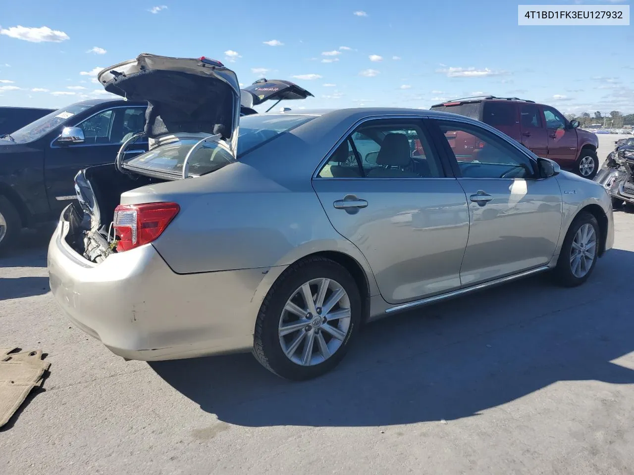 2014 Toyota Camry Hybrid VIN: 4T1BD1FK3EU127932 Lot: 76561654