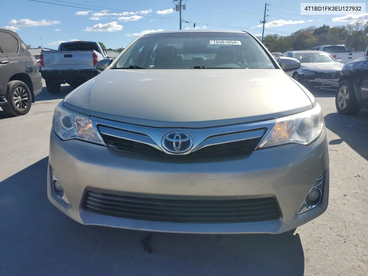 2014 Toyota Camry Hybrid VIN: 4T1BD1FK3EU127932 Lot: 76561654