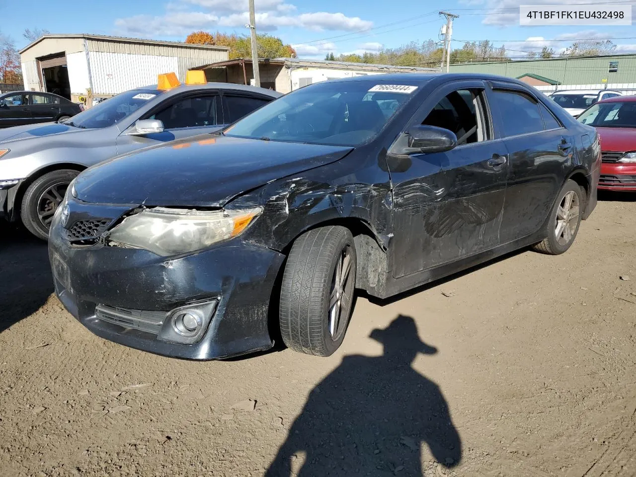 2014 Toyota Camry L VIN: 4T1BF1FK1EU432498 Lot: 76609444