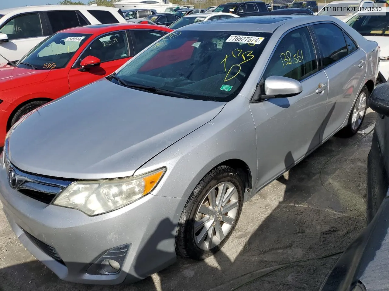 2014 Toyota Camry L VIN: 4T1BF1FK7EU343650 Lot: 76627574