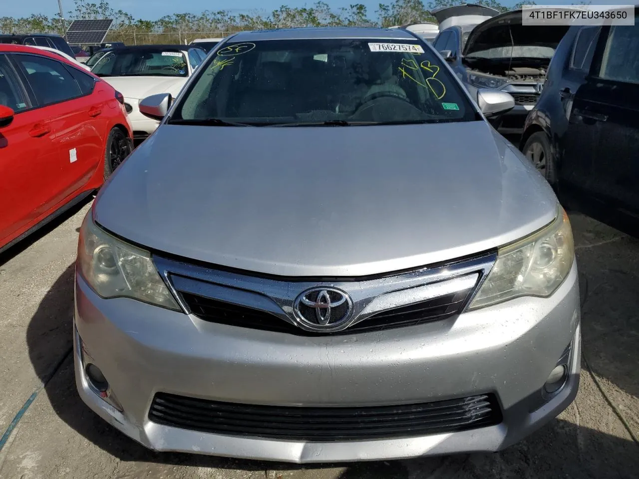 2014 Toyota Camry L VIN: 4T1BF1FK7EU343650 Lot: 76627574