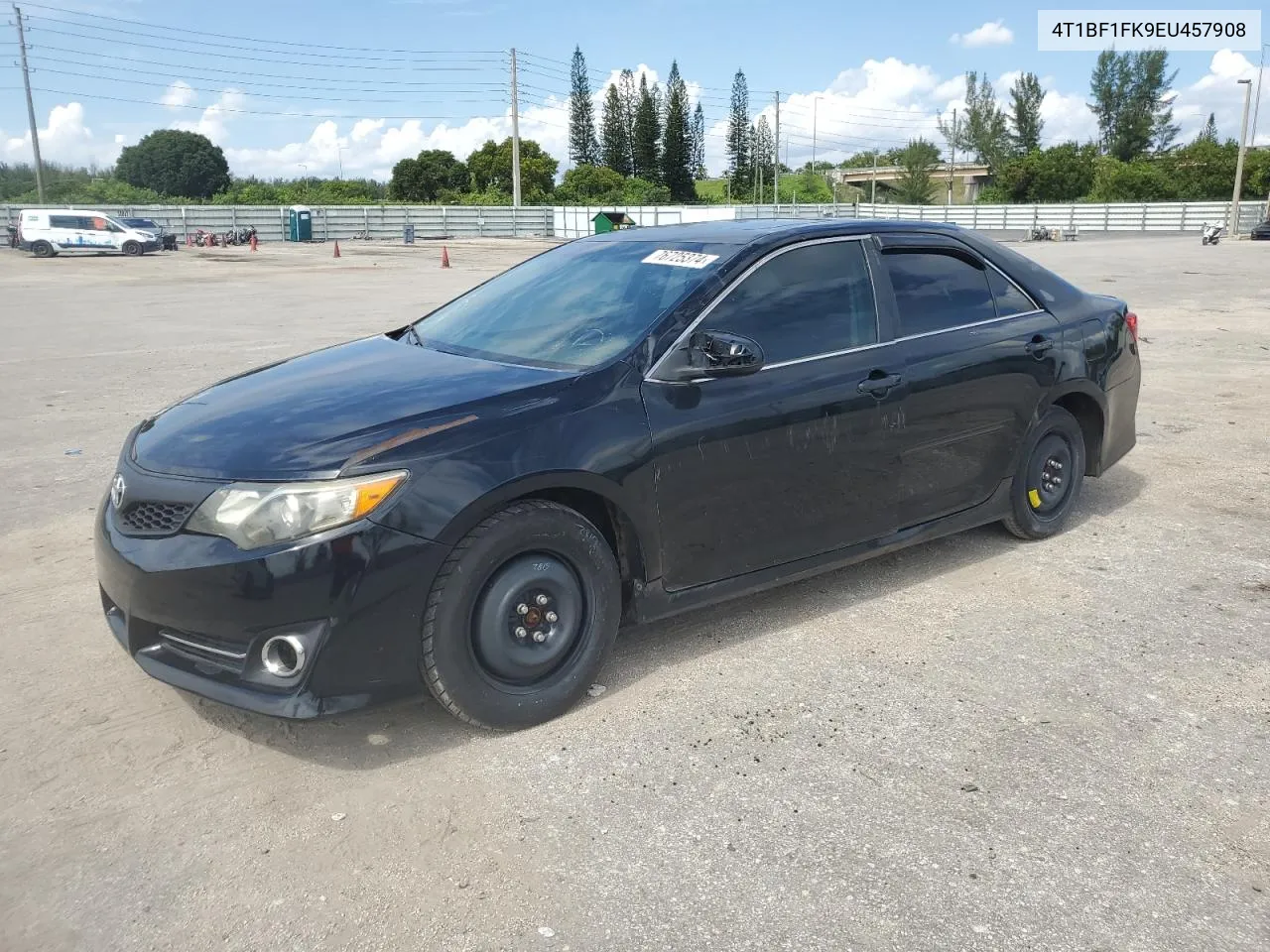 2014 Toyota Camry L VIN: 4T1BF1FK9EU457908 Lot: 76725374