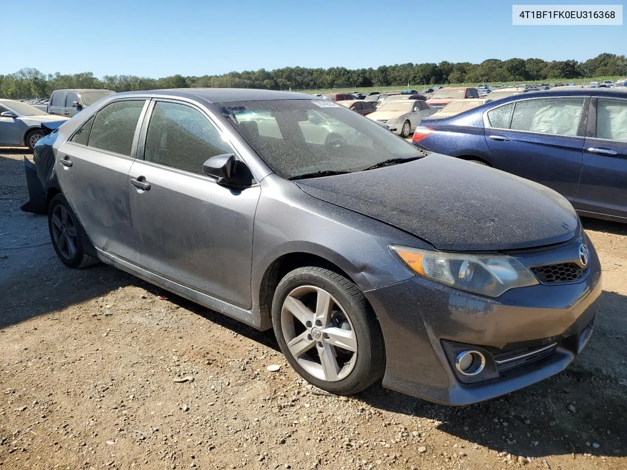 2014 Toyota Camry L VIN: 4T1BF1FK0EU316368 Lot: 76748604