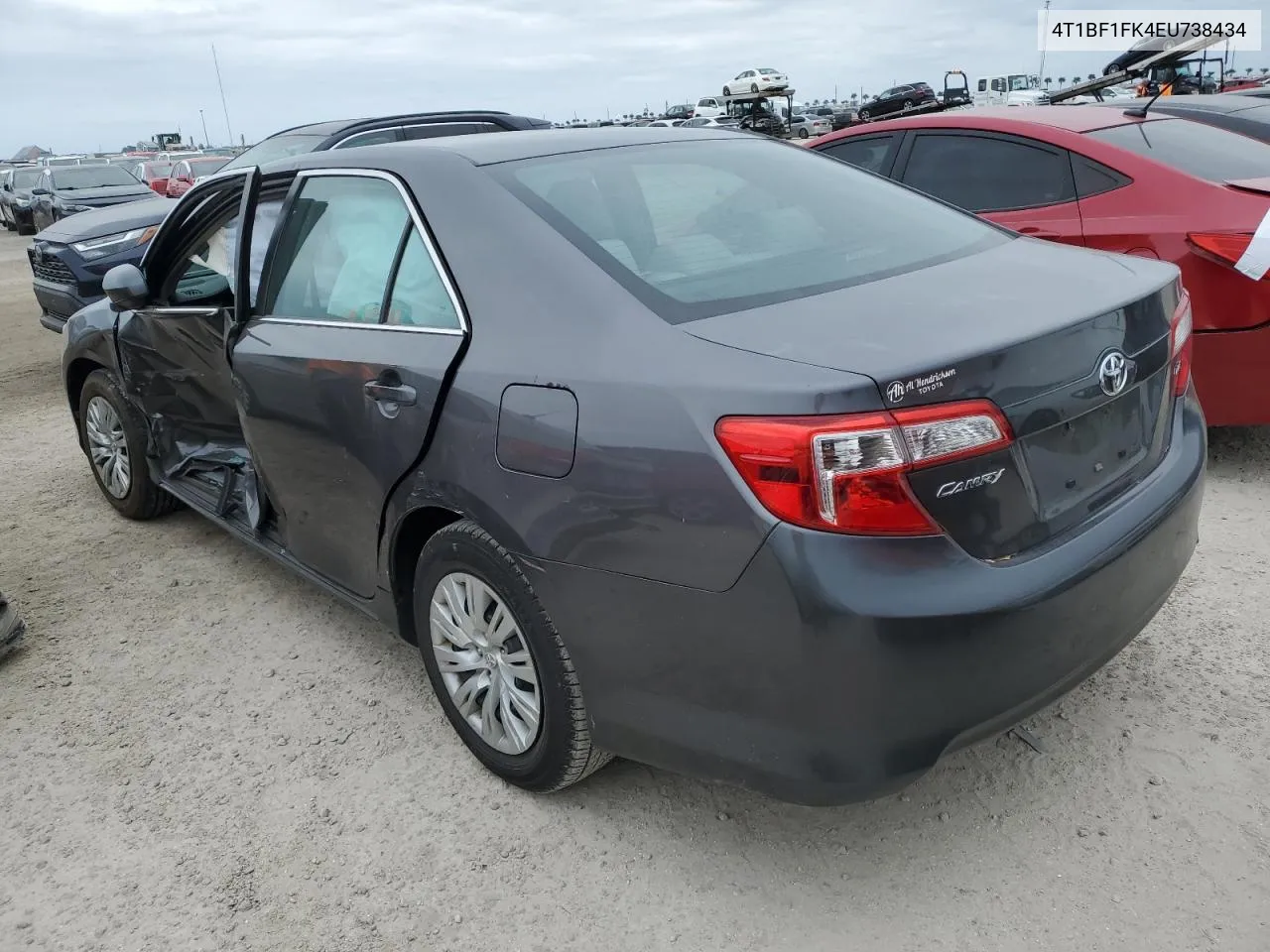 2014 Toyota Camry L VIN: 4T1BF1FK4EU738434 Lot: 76814974