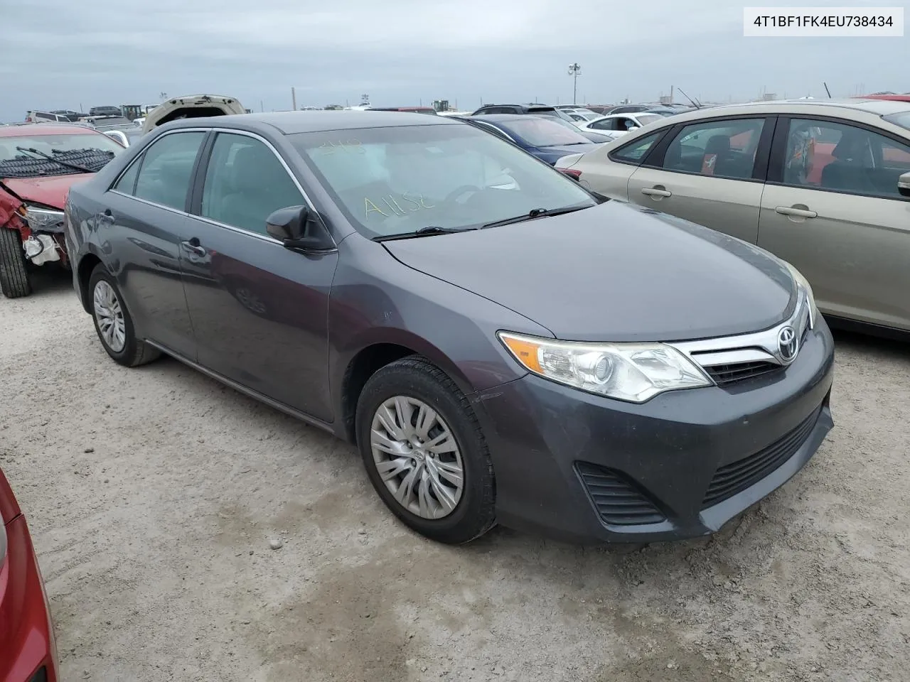 2014 Toyota Camry L VIN: 4T1BF1FK4EU738434 Lot: 76814974