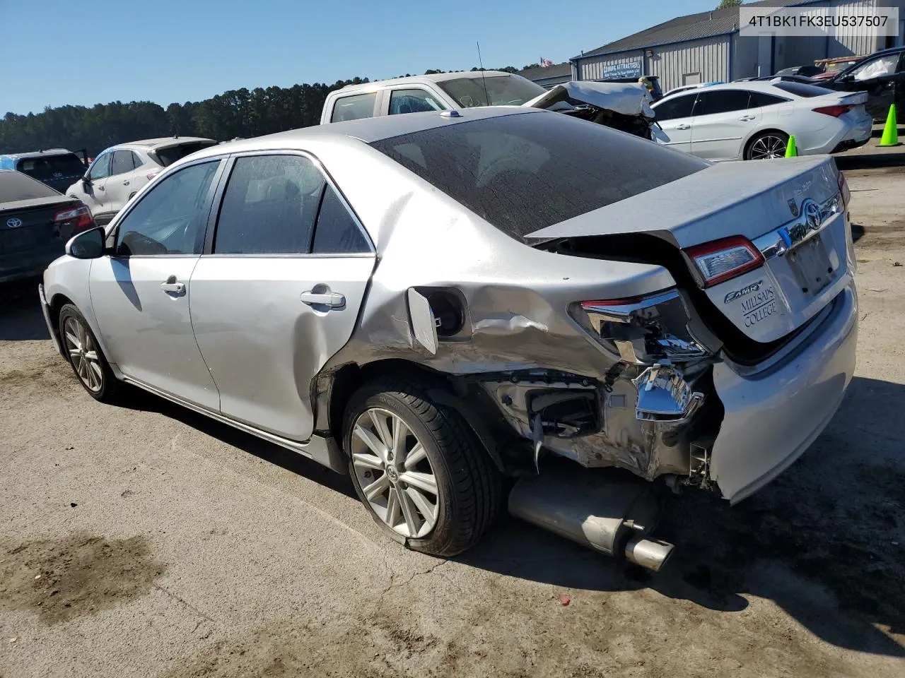 2014 Toyota Camry Se VIN: 4T1BK1FK3EU537507 Lot: 76832624