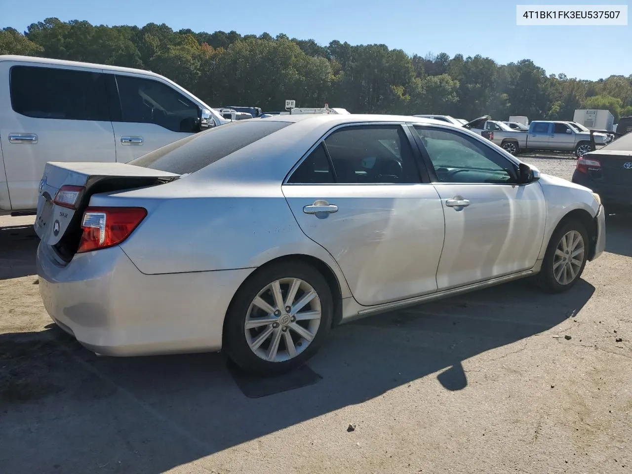 2014 Toyota Camry Se VIN: 4T1BK1FK3EU537507 Lot: 76832624