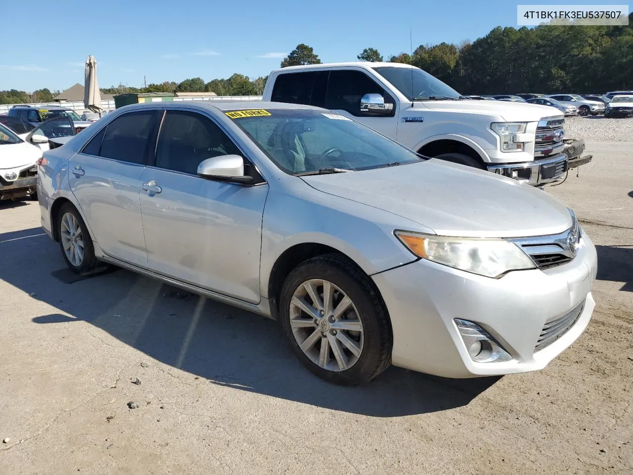 2014 Toyota Camry Se VIN: 4T1BK1FK3EU537507 Lot: 76832624