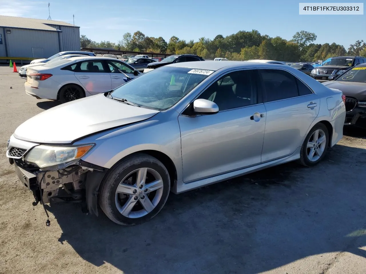 2014 Toyota Camry L VIN: 4T1BF1FK7EU303312 Lot: 76978724