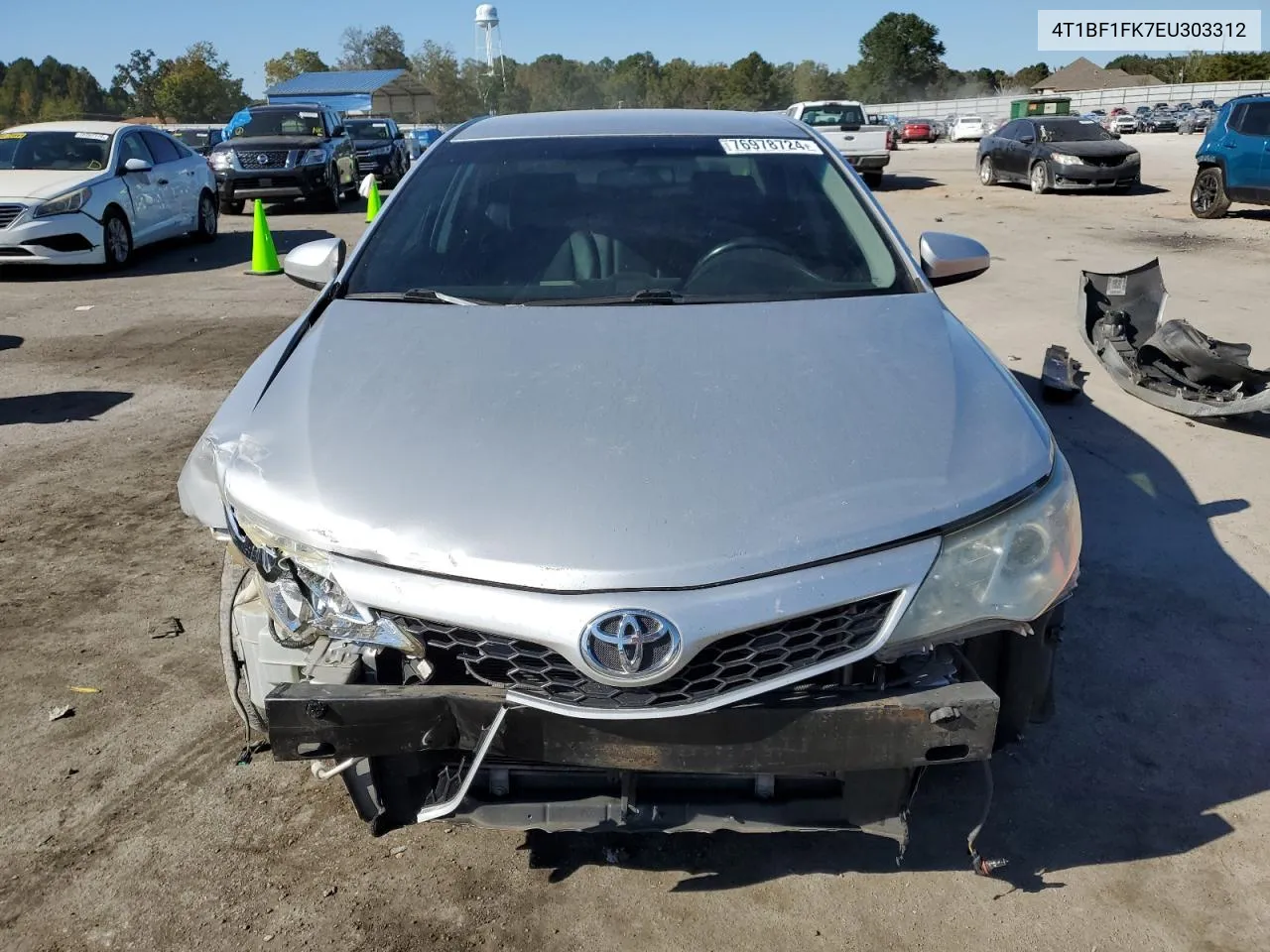 2014 Toyota Camry L VIN: 4T1BF1FK7EU303312 Lot: 76978724