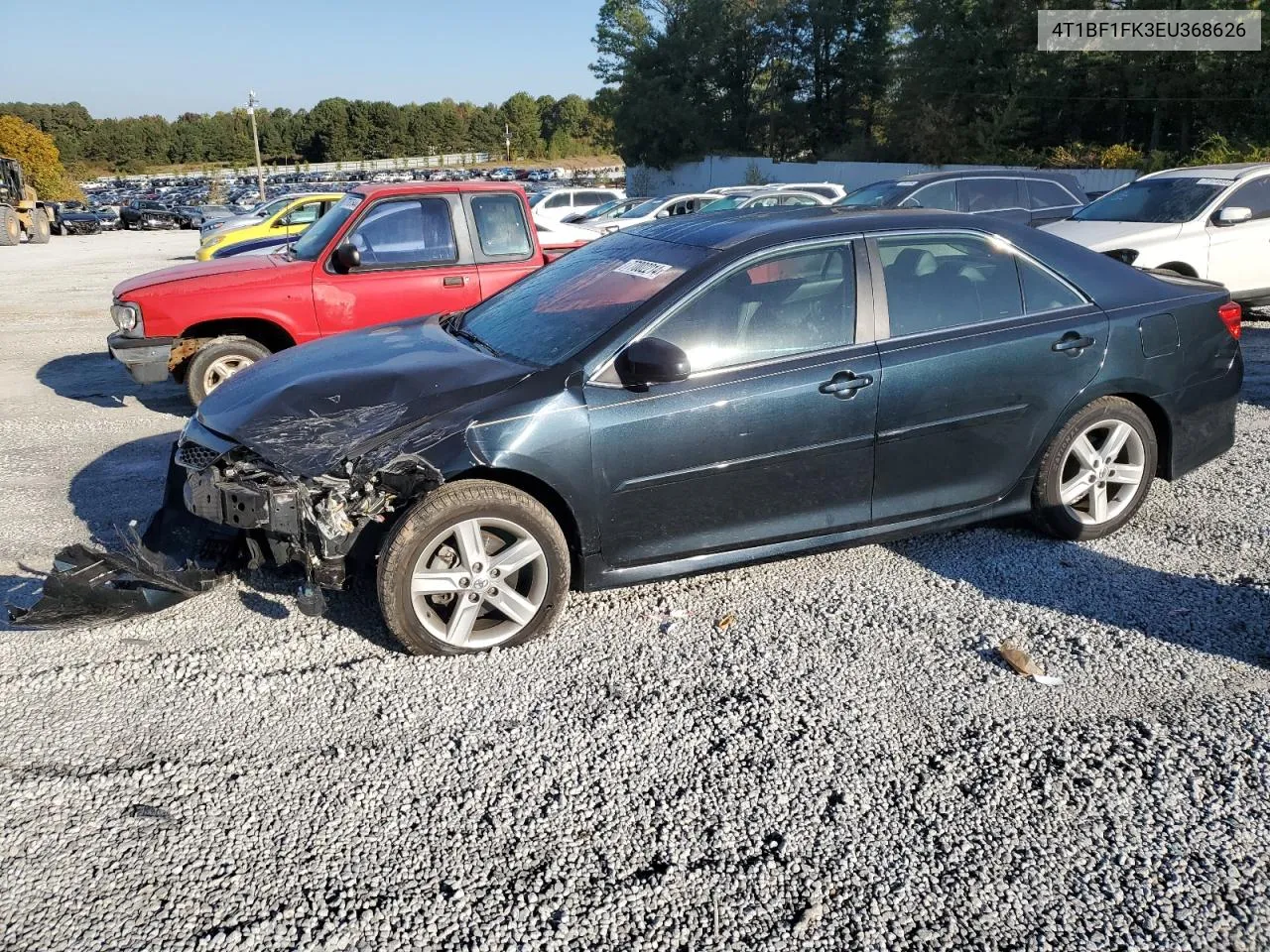 2014 Toyota Camry L VIN: 4T1BF1FK3EU368626 Lot: 77002214