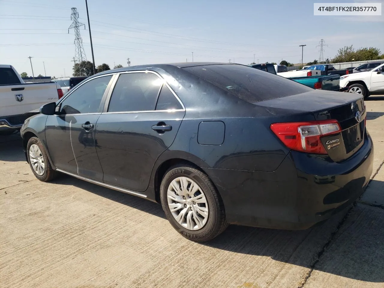 2014 Toyota Camry L VIN: 4T4BF1FK2ER357770 Lot: 77006214