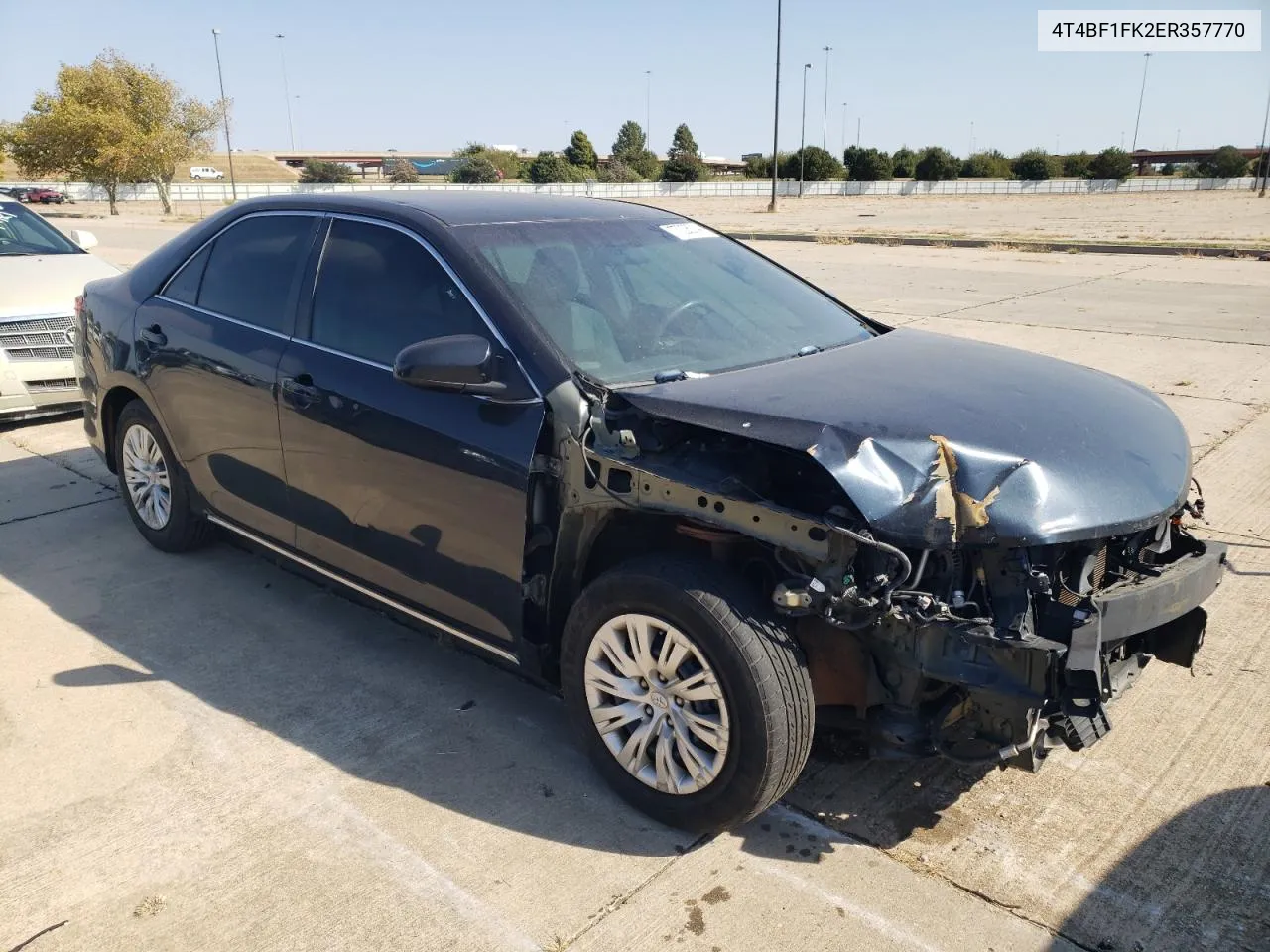 2014 Toyota Camry L VIN: 4T4BF1FK2ER357770 Lot: 77006214