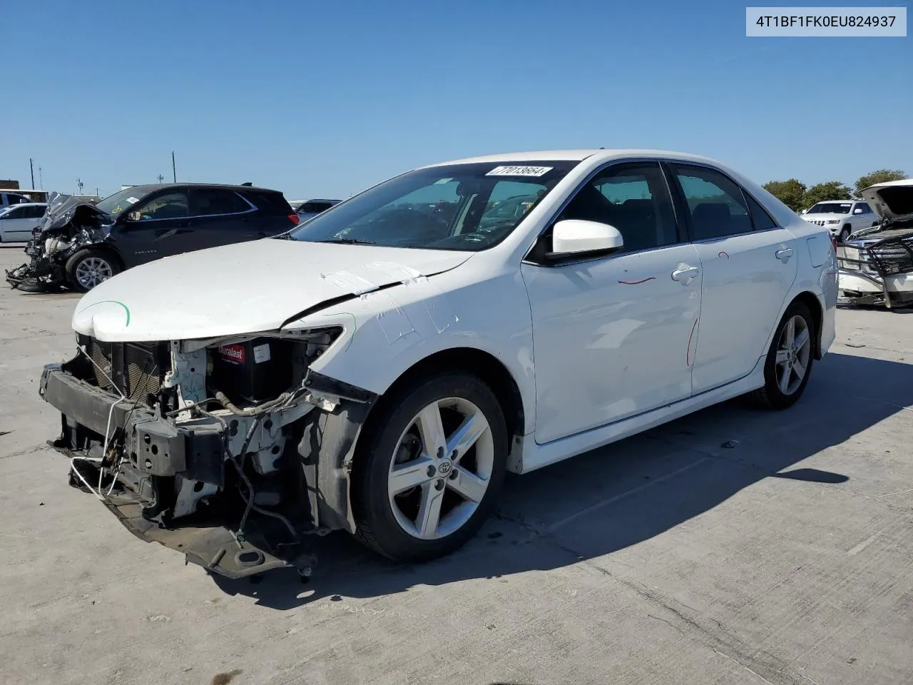 2014 Toyota Camry L VIN: 4T1BF1FK0EU824937 Lot: 77013664