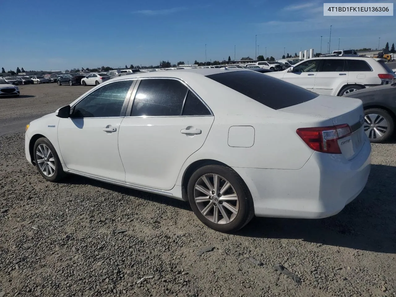 2014 Toyota Camry Hybrid VIN: 4T1BD1FK1EU136306 Lot: 77098434