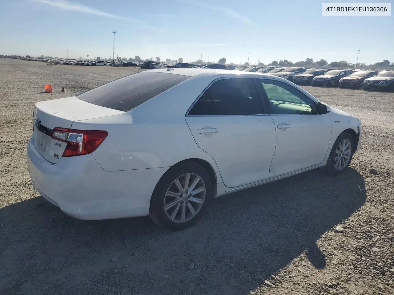 2014 Toyota Camry Hybrid VIN: 4T1BD1FK1EU136306 Lot: 77098434