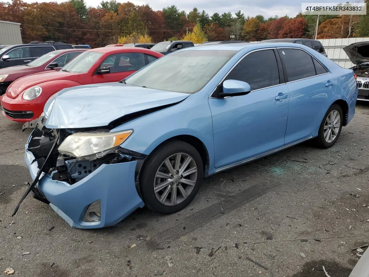 2014 Toyota Camry L VIN: 4T4BF1FK5ER343832 Lot: 77155164