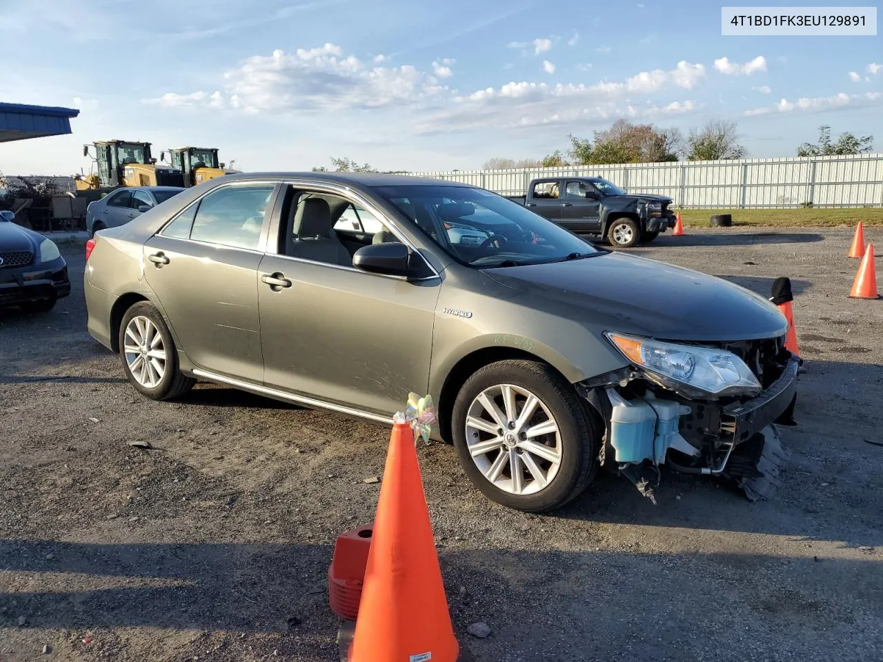 4T1BD1FK3EU129891 2014 Toyota Camry Hybrid