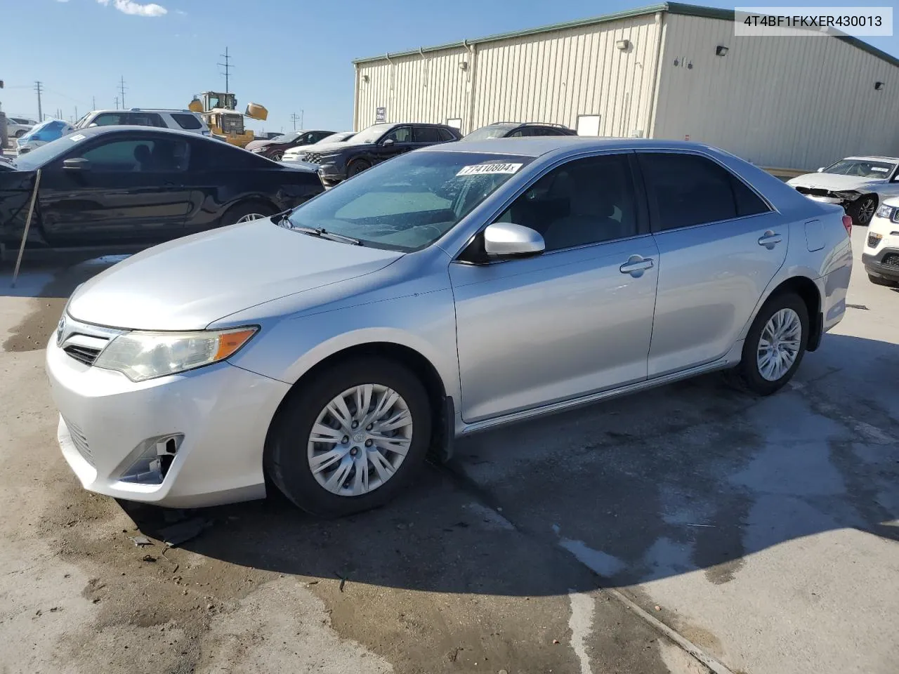 2014 Toyota Camry L VIN: 4T4BF1FKXER430013 Lot: 77410804