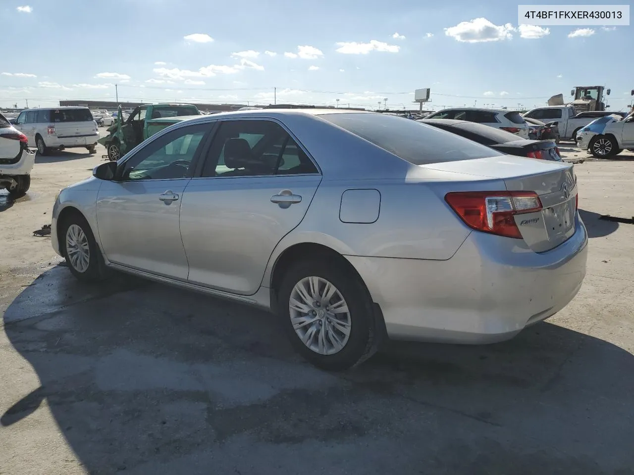 2014 Toyota Camry L VIN: 4T4BF1FKXER430013 Lot: 77410804