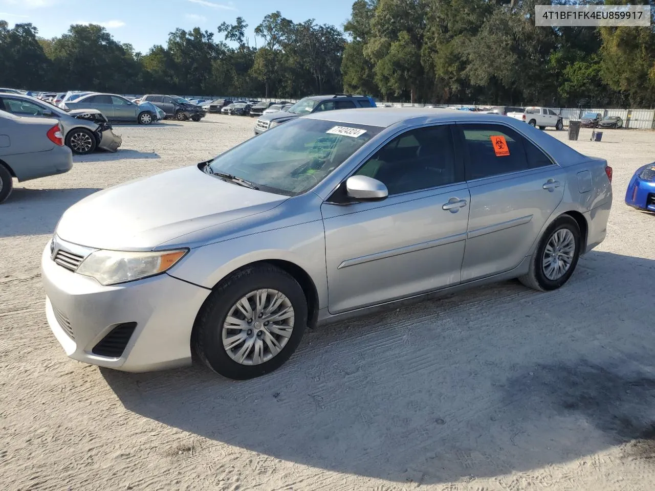 2014 Toyota Camry L VIN: 4T1BF1FK4EU859917 Lot: 77424324