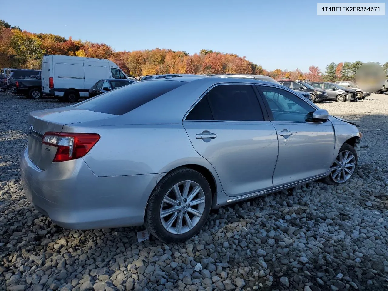 2014 Toyota Camry L VIN: 4T4BF1FK2ER364671 Lot: 77566964