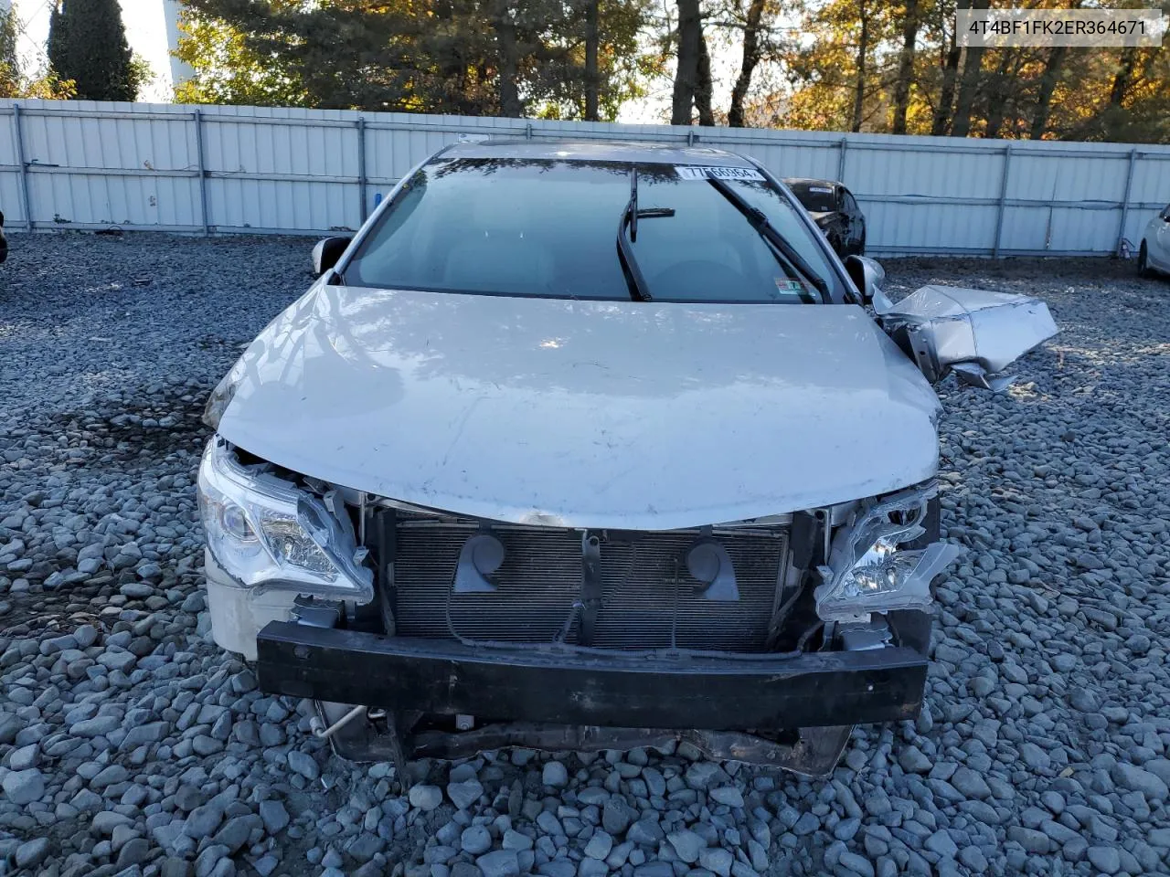 4T4BF1FK2ER364671 2014 Toyota Camry L