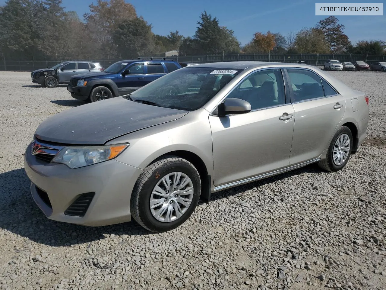 2014 Toyota Camry L VIN: 4T1BF1FK4EU452910 Lot: 77585294