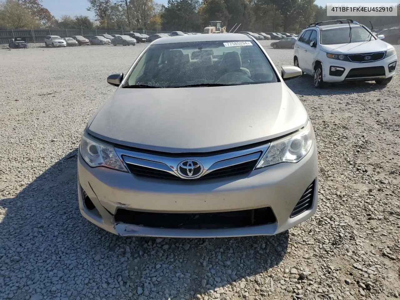 2014 Toyota Camry L VIN: 4T1BF1FK4EU452910 Lot: 77585294