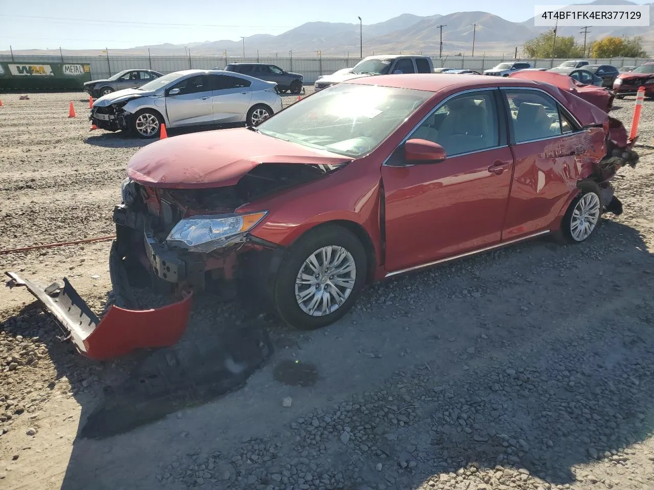 2014 Toyota Camry L VIN: 4T4BF1FK4ER377129 Lot: 77617354