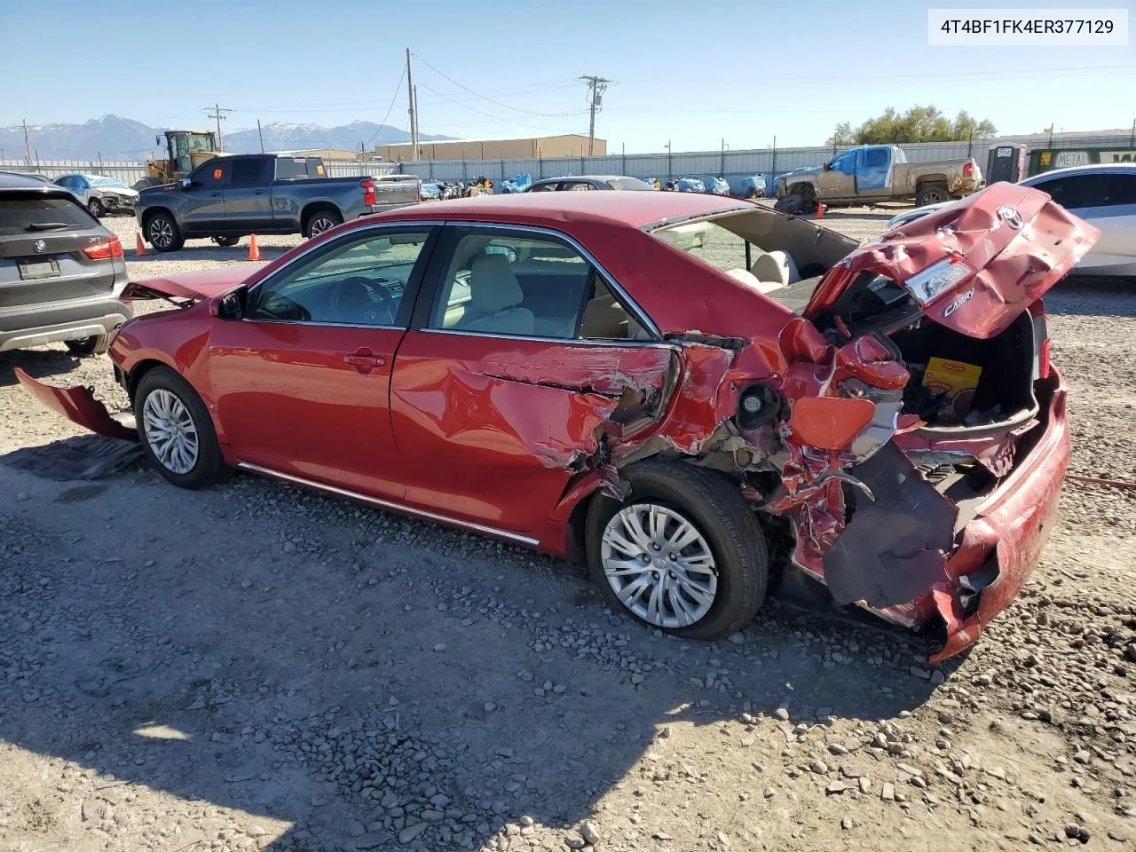 2014 Toyota Camry L VIN: 4T4BF1FK4ER377129 Lot: 77617354