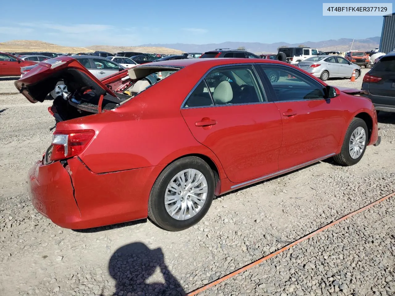 2014 Toyota Camry L VIN: 4T4BF1FK4ER377129 Lot: 77617354