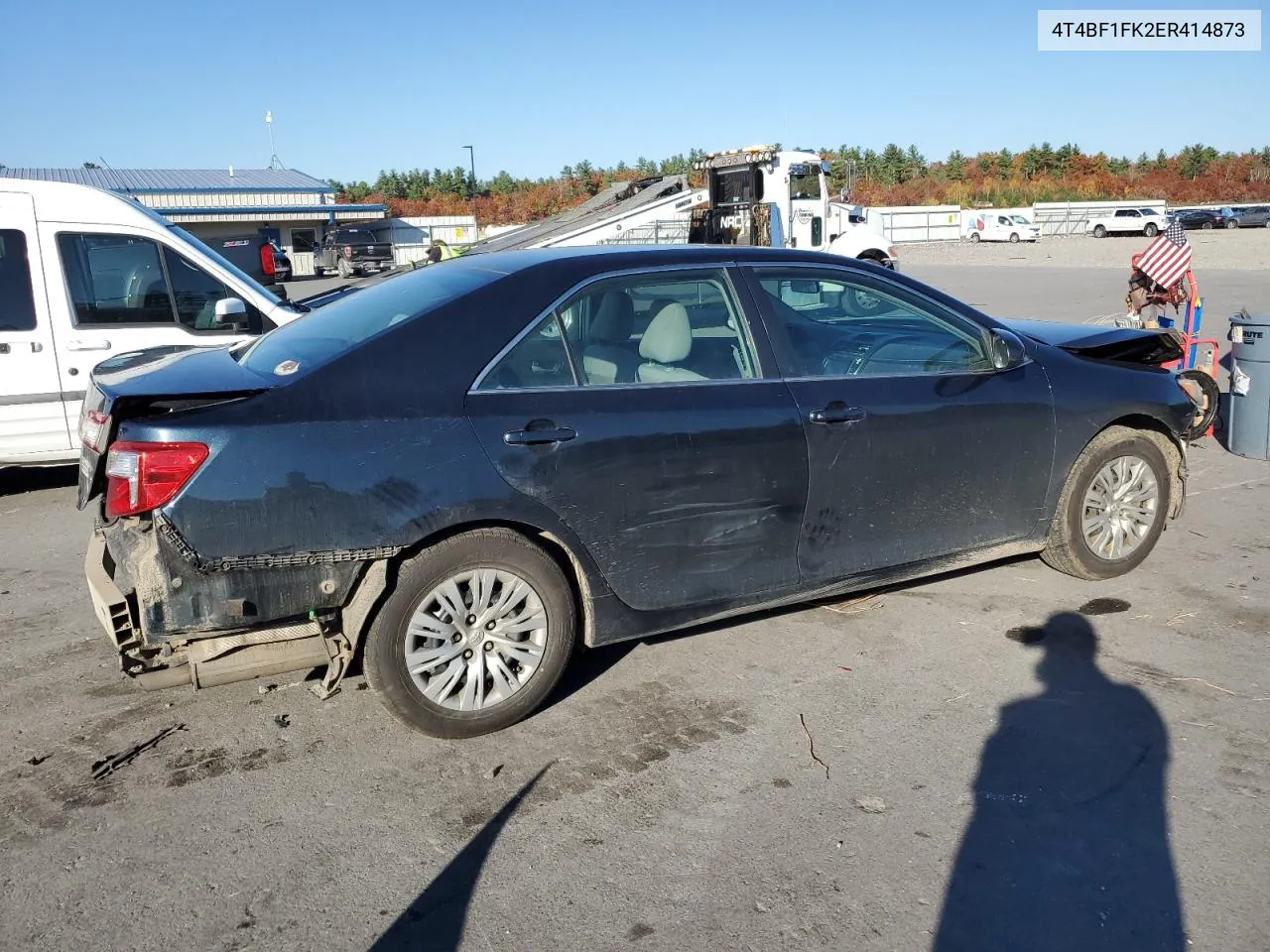 2014 Toyota Camry L VIN: 4T4BF1FK2ER414873 Lot: 77617464