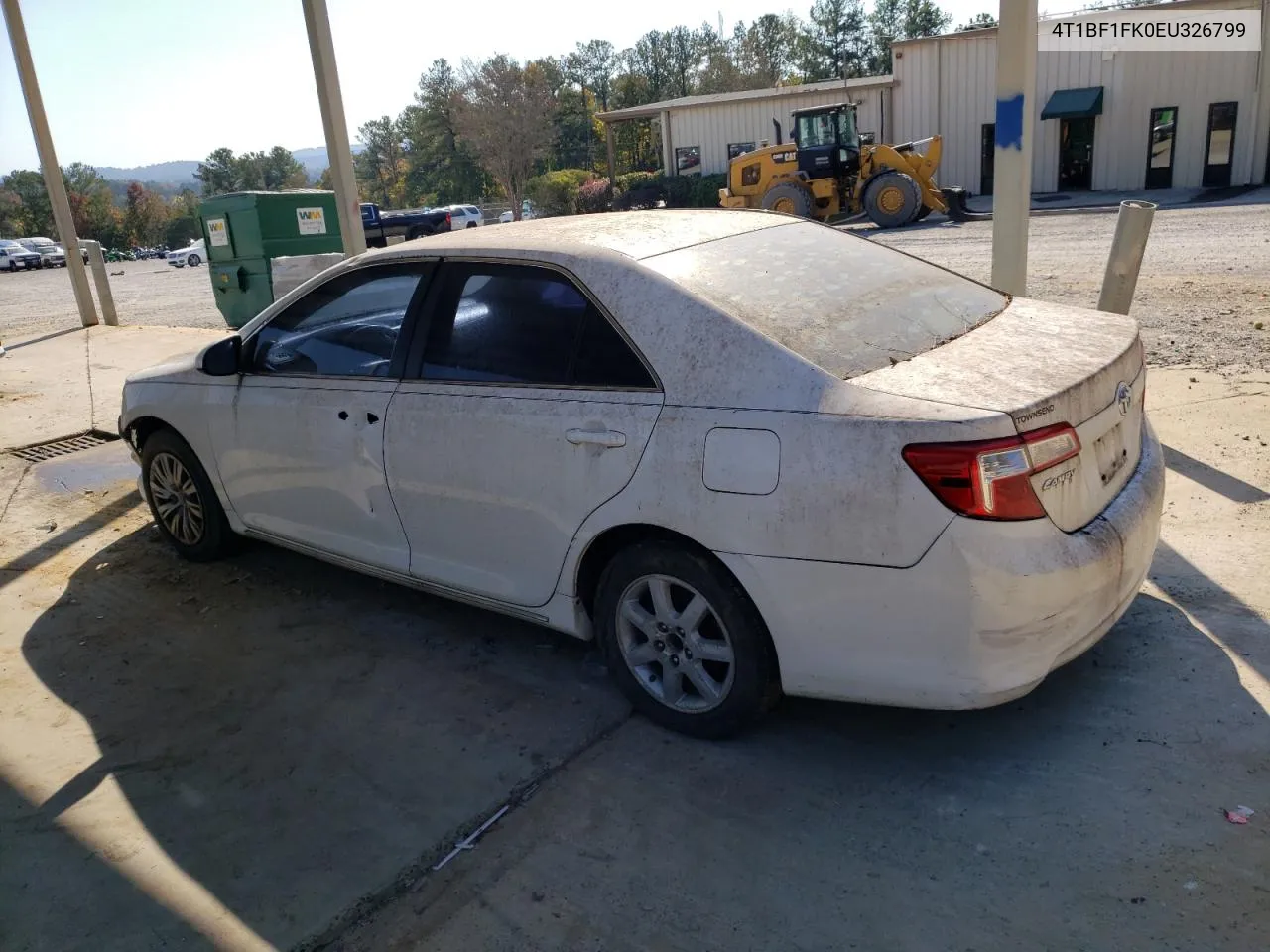 2014 Toyota Camry L VIN: 4T1BF1FK0EU326799 Lot: 77776354