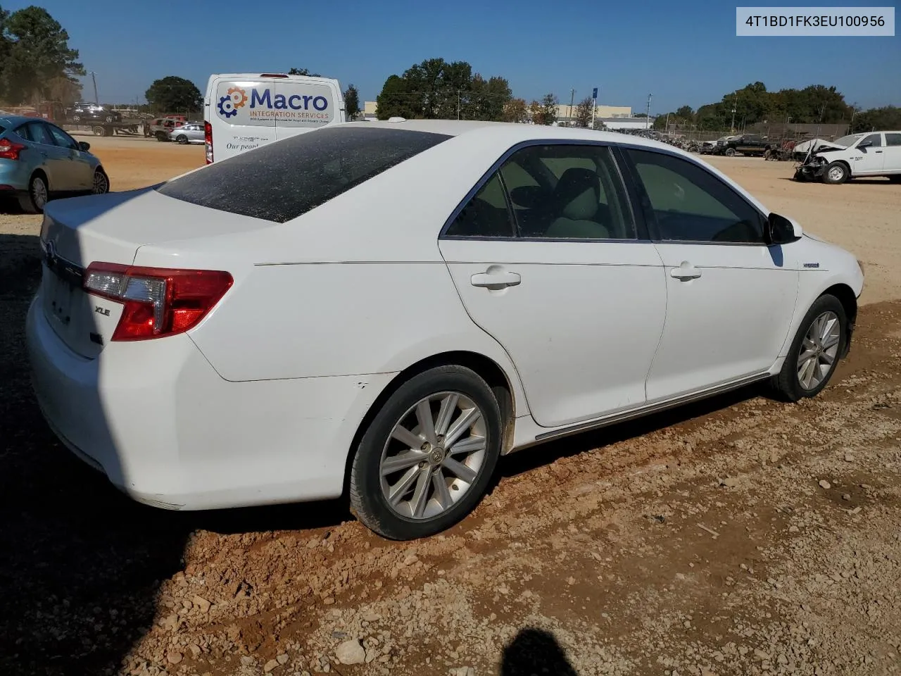 2014 Toyota Camry Hybrid VIN: 4T1BD1FK3EU100956 Lot: 77785474