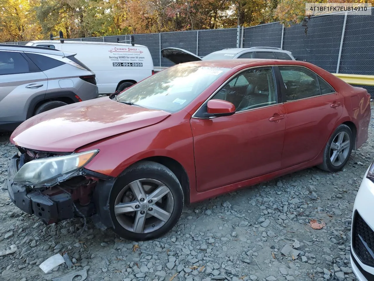 2014 Toyota Camry L VIN: 4T1BF1FK7EU814910 Lot: 77793704