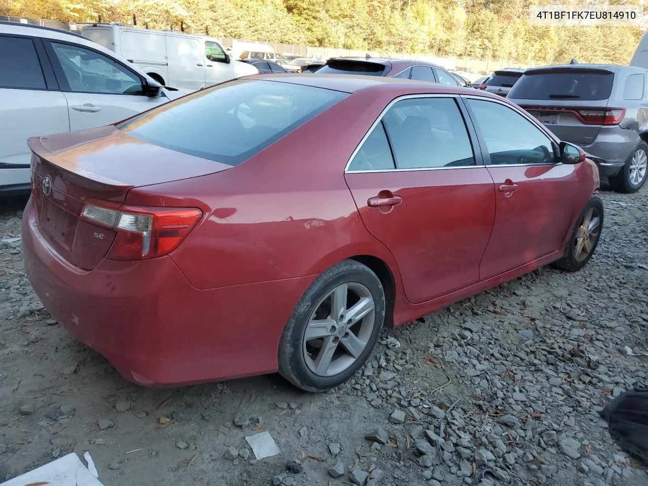 2014 Toyota Camry L VIN: 4T1BF1FK7EU814910 Lot: 77793704