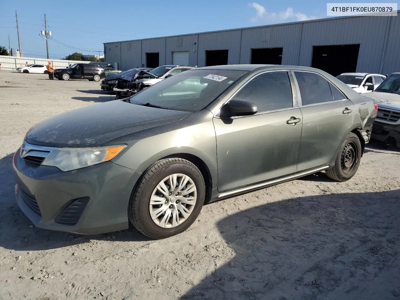 4T1BF1FK0EU870879 2014 Toyota Camry L