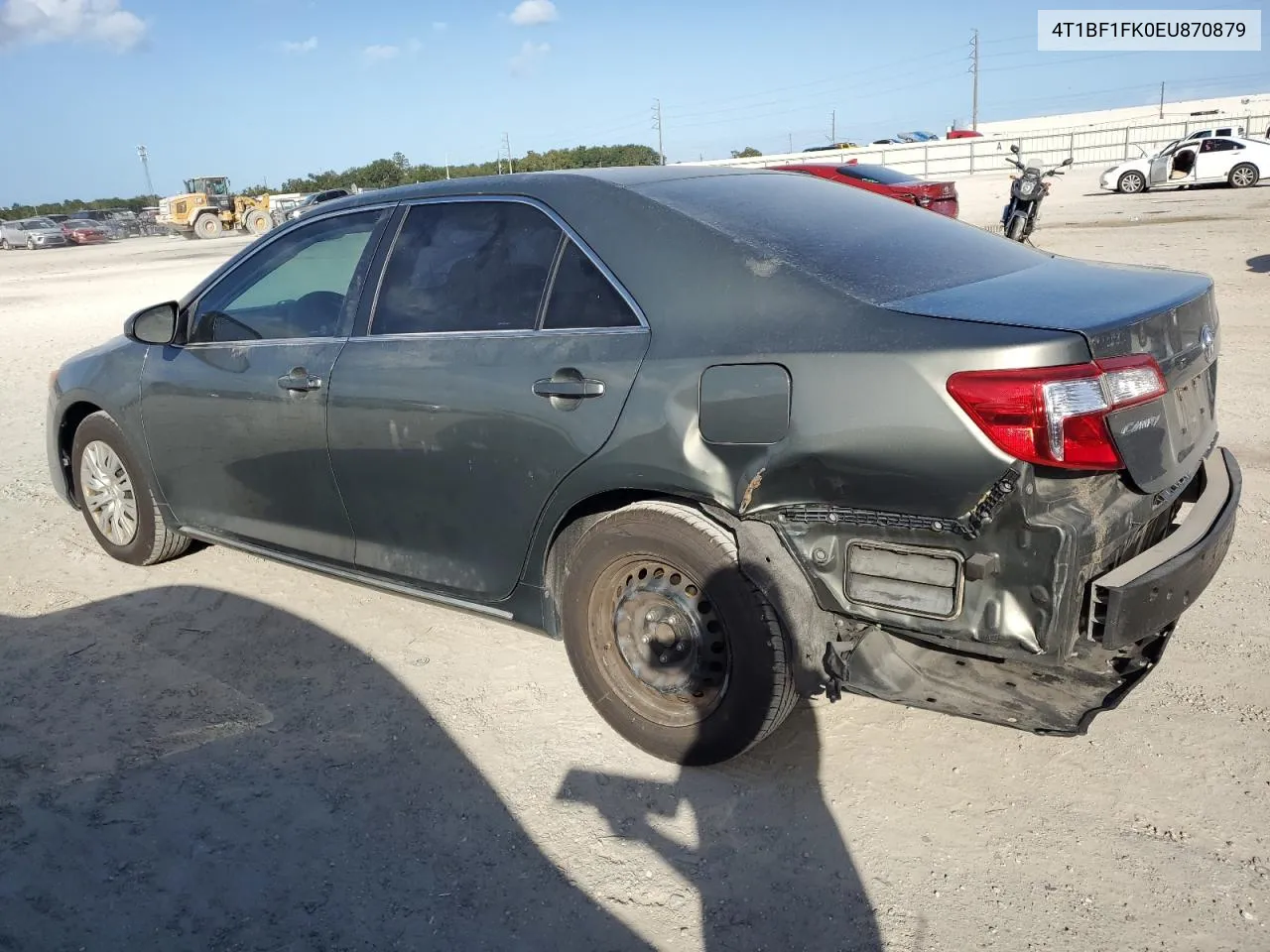 2014 Toyota Camry L VIN: 4T1BF1FK0EU870879 Lot: 77842194