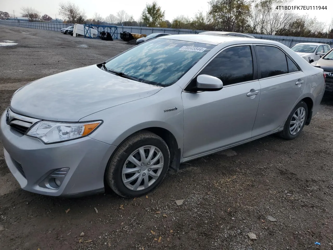 2014 Toyota Camry Hybrid VIN: 4T1BD1FK7EU111944 Lot: 78045544